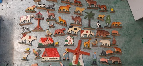 Konvolut holzspielzeug tiere - konvolut,