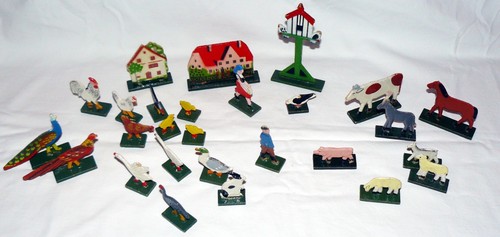 Alte spielfiguren bauernhof - alte,