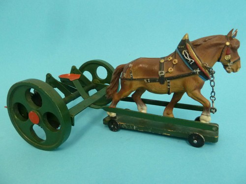 Lineol heuwender mit pferd - mit,