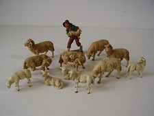 Antiker Schäfer mit Schafen